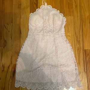 Lace dress. Built I’m bra